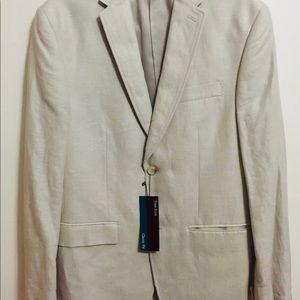 Perry Ellis Ivory Sports Jacket Size 38 Reg